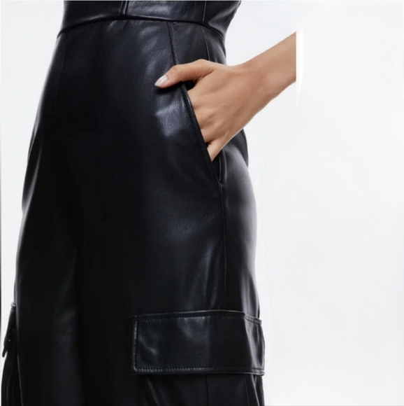 ALICE + OLIVIA Vegan Cargo Jumpsuit - Picture 9 of 9